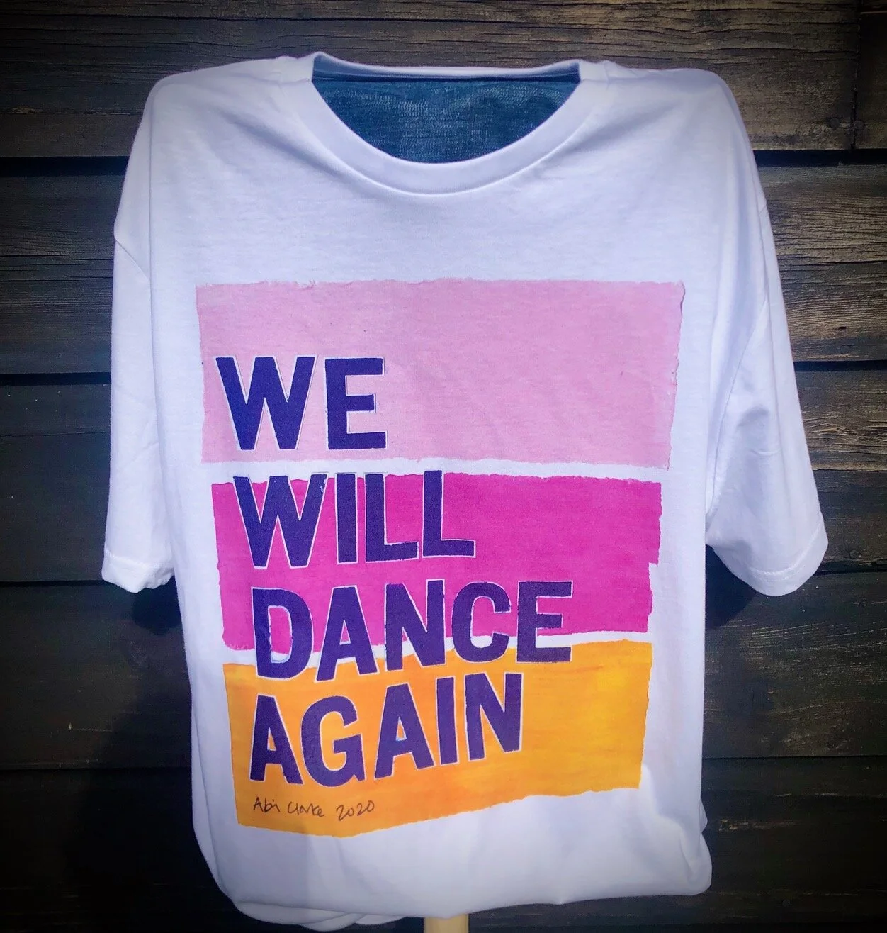 We Will Dance Again Unisex Collage White T Shirt S XXXL